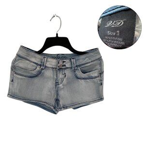ViVi Diva Womens Size 3 Light Wash Denim Shorts
